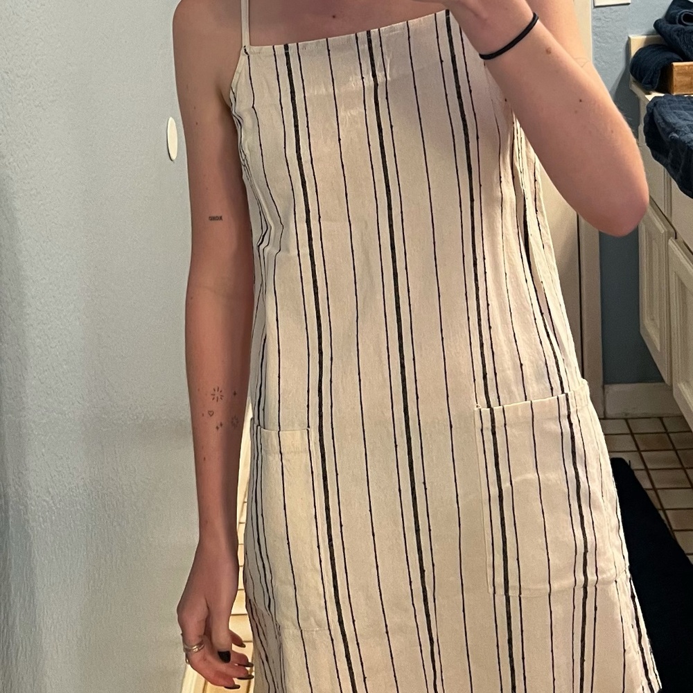 White & Black Summer Dress